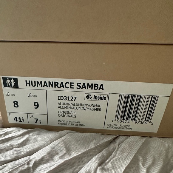 adidas Samba Pharrell Humanrace Aluminium - Picture 7 of 7